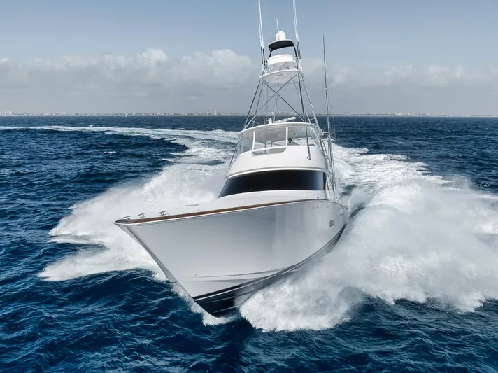 Lucky Wave Yacht Photos Pics Viking 80 Lucky Wave -  Running Profile