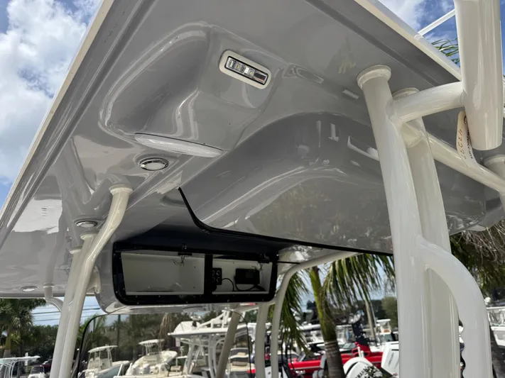  Yacht Photos Pics 2025 Key West 260 boat T-top with integrated electronics and sleek design.