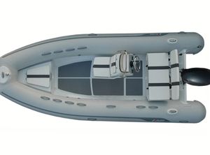 2021 AB Inflatables Alumina 15 ALX Deep V-Hull Aluminum Sport Console RIB Boat