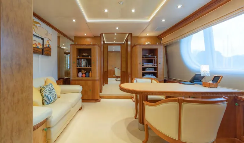 Azul V Yacht Photos Pics Master Cabin Office