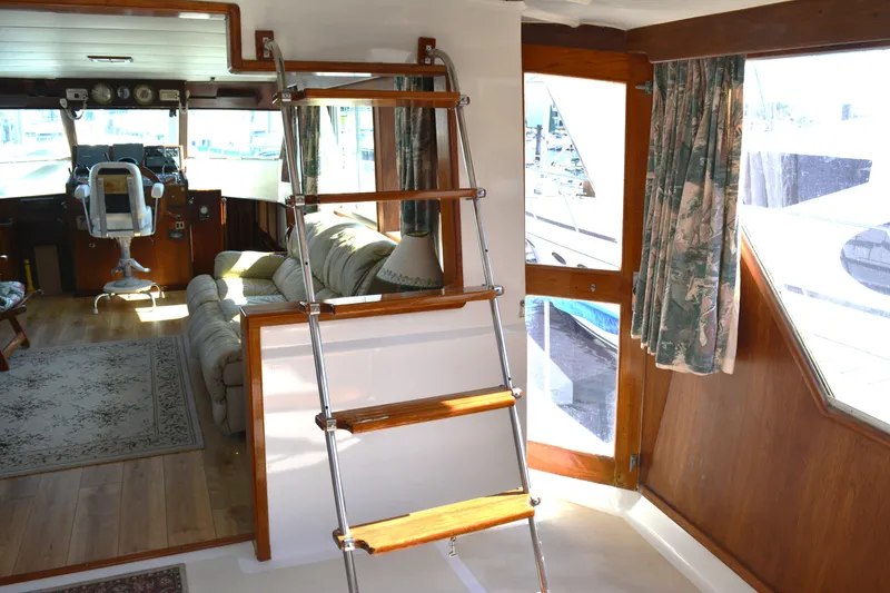 Janie D Yacht Photos Pics Bridge Deck Ladder