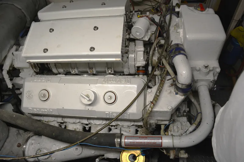 Janie D Yacht Photos Pics Starboard Engine Outboard