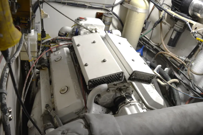 Janie D Yacht Photos Pics Starboard Engine Forward