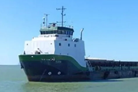  Yacht Photos Pics Custom built offshore supply vessel, 2011, navigating calm waters under a clear blue sky.