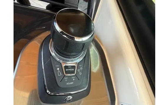  Yacht Photos Pics Joystick control of 2018 Formula 350 Crossover Bowrider OB boat.