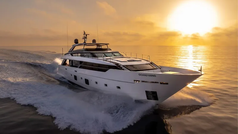 Blue Angel Yacht Photos Pics SANLORENZO SL120A