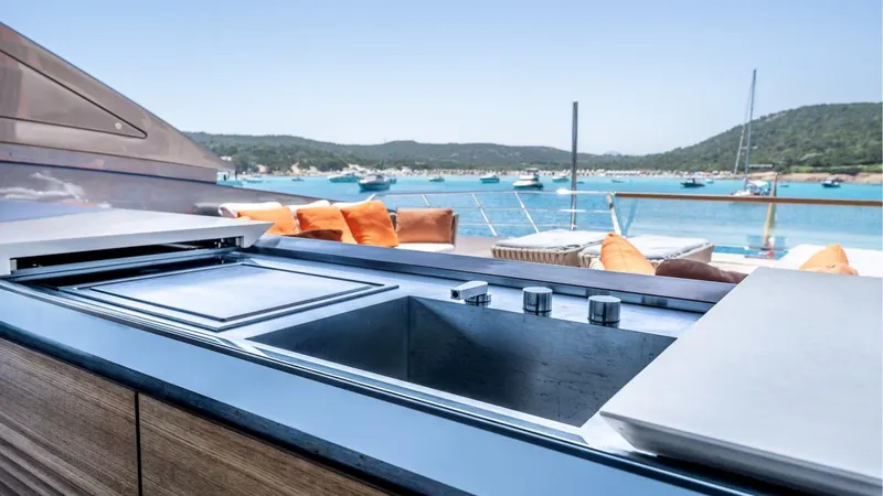 Blue Angel Yacht Photos Pics SANLORENZO SL120A