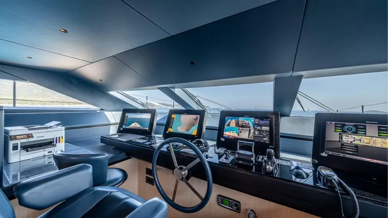 Blue Angel Yacht Photos Pics SANLORENZO SL120A