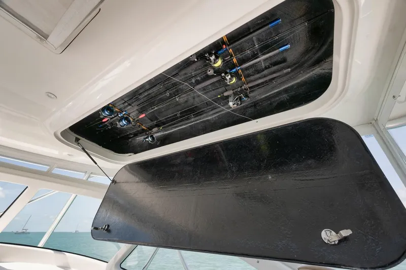 Gamechanger Yacht Photos Pics Viking 42 GAMECHANGER - Overhead Rod Stroage
