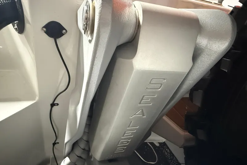 7.5m Hydrasol Rib Yacht Photos Pics Sealegs 7.5M RIB 2021 model, showcasing hydraulic mechanism detail.