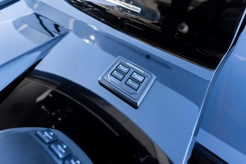  Yacht Photos Pics Control panel on 2025 Solaris Power 44 Open yacht dashboard.