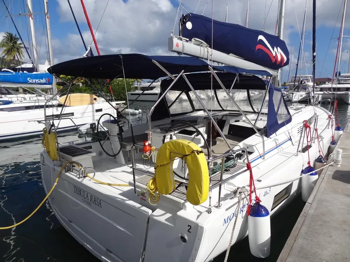 Tabula Rasa Yacht Photos Pics 2020 Beneteau Oceanis 46.1 sailboat docked at marina.