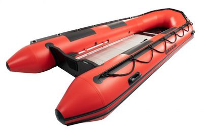 2021 Quicksilver Sport HD 420 Matt Red PVC Inflatable Dinghy
