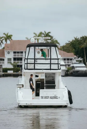  Yacht Photos Pics 2010 Sea Ray 390 Sedan Bridge yacht on water, named "The Green Squirrel."