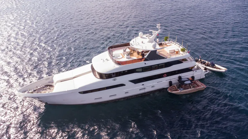  Yacht Photos Pics Luxurious 2013 Factoria Naval de Marin 40 yacht cruising on open water.
