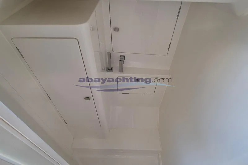  Yacht Photos Pics Interior storage compartments of 2021 Italia Yachts Italia 11.98 sailboat.