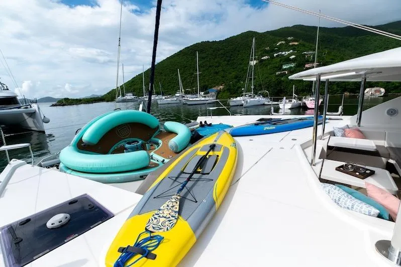 Ruby One Yacht Photos Pics Leopard 58 Ruby One water toys