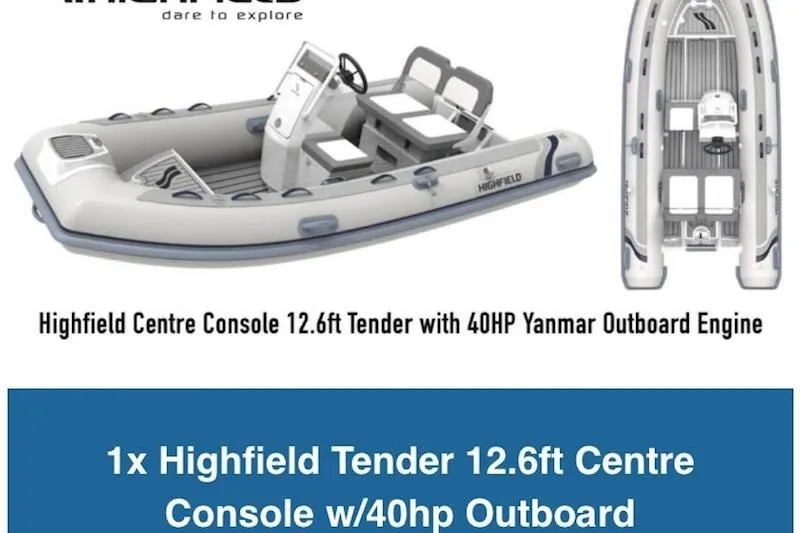 Ruby One Yacht Photos Pics Leopard 58 Ruby One Tender