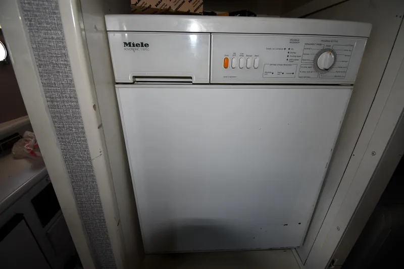 Surfin The Net Yacht Photos Pics Miele Novotronic T 1570 C dryer inside 2001 Ferretti Yachts 72.