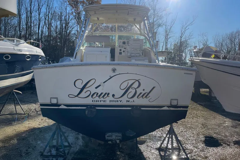 Low Bid Yacht Photos Pics 2007 Albemarle 280 Express Fisherman boat named "Low Bid" in Cape May, NJ.