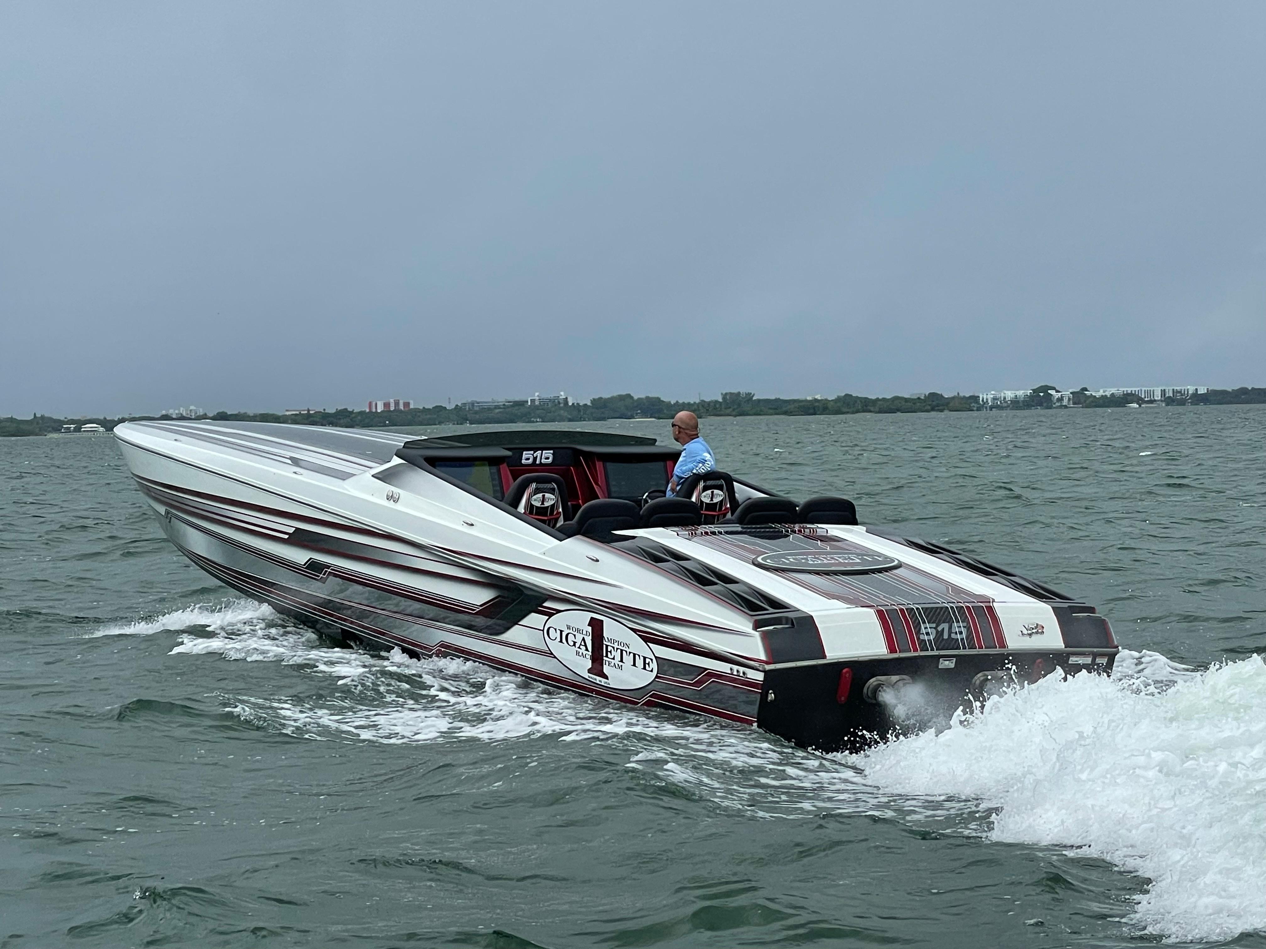 catamaran cigarette boat for sale