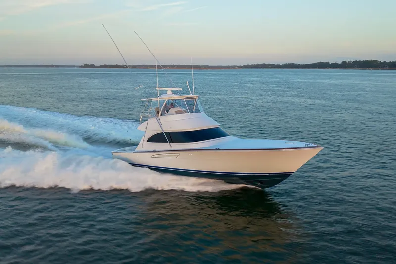 Salty Dog Yacht Photos Pics Viking 54 Salty Dog - Starboard Running Profile