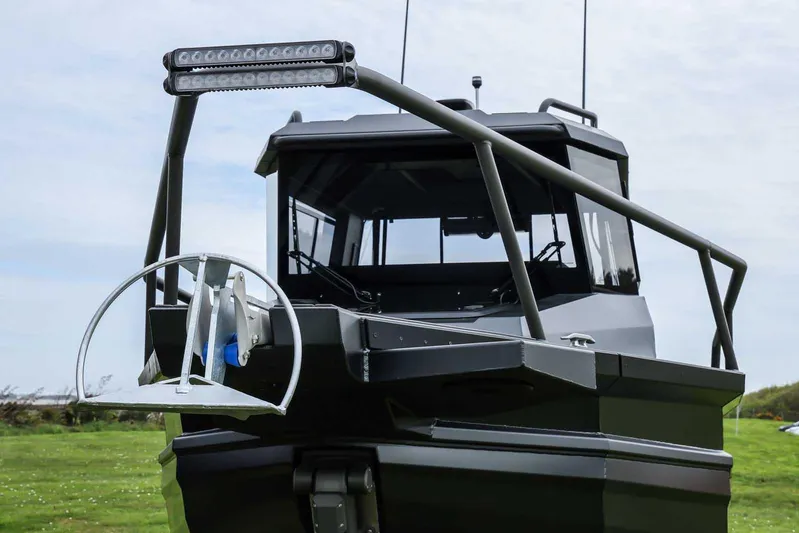  Yacht Photos Pics 2024 StabiX 240UCC boat with modern design and advanced features on display.