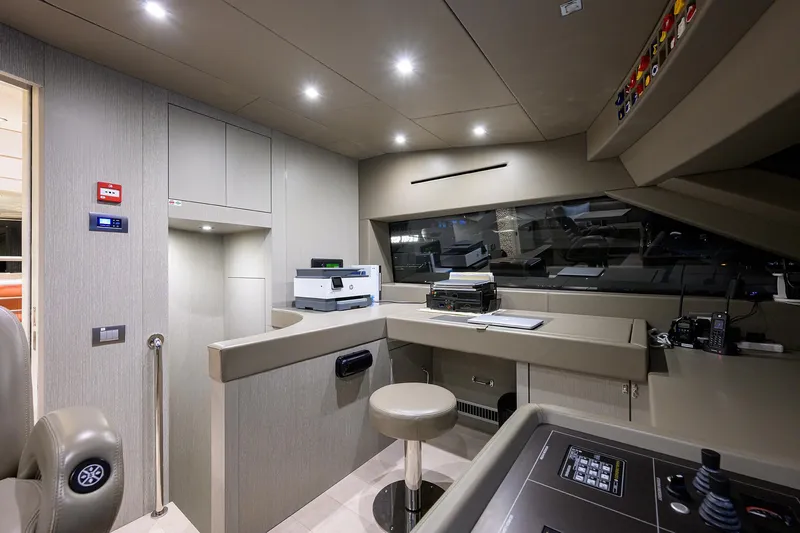 Phoenix Yacht Photos Pics Sanlorenzo SD112 Phoenix - Pilothouse