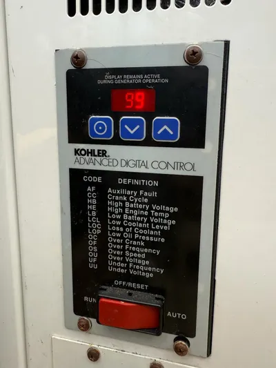 Luna Yacht Photos Pics Kohler advanced digital control panel on 2014 Azimut Atlantis 45 yacht.