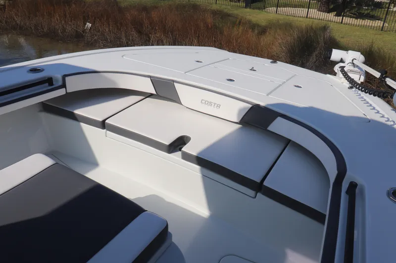  Yacht Photos Pics 2021 Costa Custom Boats 26 interior seating area with sleek design and modern features.