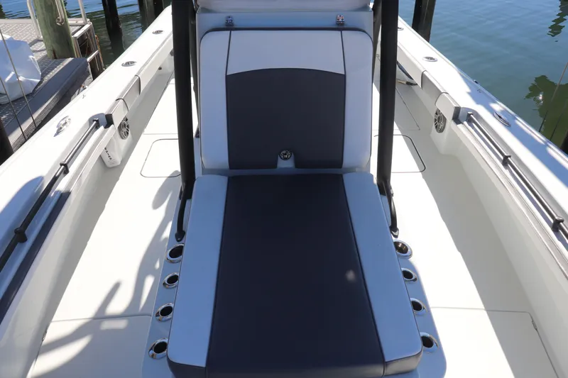  Yacht Photos Pics 2021 Costa Custom Boats 26 interior seating with sleek design and modern features.