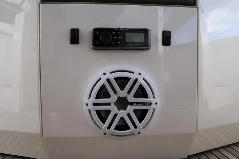  Yacht Photos Pics JL Audio speaker system on 2017 Galeon 43 SKY yacht.