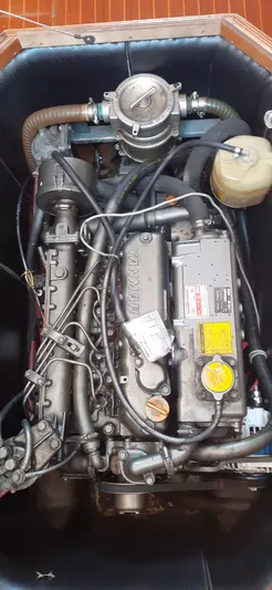 "acamar Iii" Yacht Photos Pics Engine of 1992 Grand Soleil 45 German Frers sailboat, featuring Yanmar components.