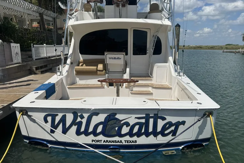 Wildcatter Yacht Photos Pics 2017 Viking 55 Convertible yacht "Wildcatter" docked in Port Aransas, Texas.