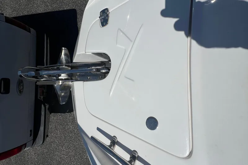  Yacht Photos Pics 2024 NX Boats 290 Exclusive bow with anchor, viewed from above.