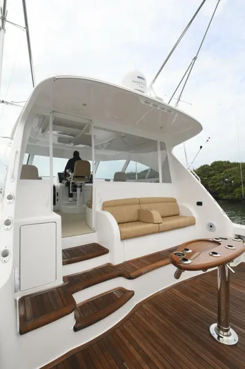 Galati Yacht Sales Trade Yacht Photos Pics 2022 Viking 44 Sport Coupe yacht with sleek design and luxurious seating.