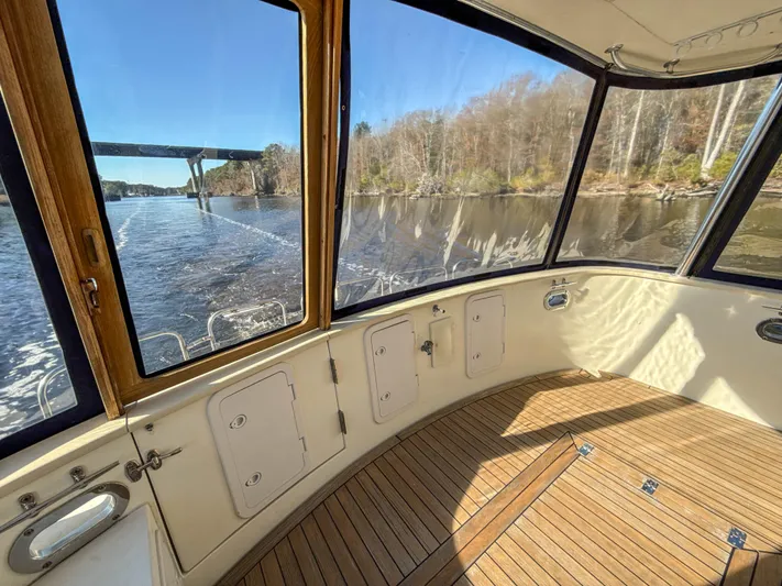 Island Girl Yacht Photos Pics Fully enclosed aft deck w hard top