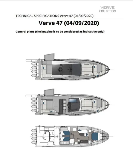 Making Memories II Yacht Photos Pics Technical specifications and general plans of the 2022 Azimut Verve 47 yacht.