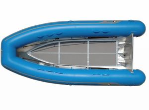 2021 AB Inflatables Lammina 14 AL Inflatable Boat tough RIB features an aluminum hull