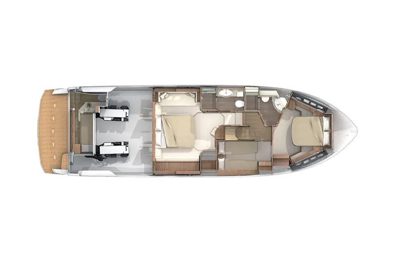 Four Sail Yacht Photos Pics Floor plan of a 2020 Absolute Flybridge yacht, showcasing interior layout and design.