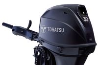 2022 Tohatsu MFS30C L 30hp 4 stroke 3 cylinder EFI engine, long shaft, tiller control