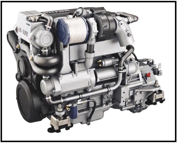 2025 Vetus NEW Vetus VD4.120 122hp Marine Diesel Engine & Gearbox Package