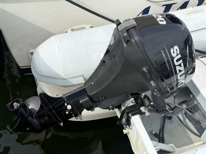 Awol Yacht Photos Pics Suzuki 20 horsepower outboard motor on a 2003 Tiara Yachts 3100 Open LE.