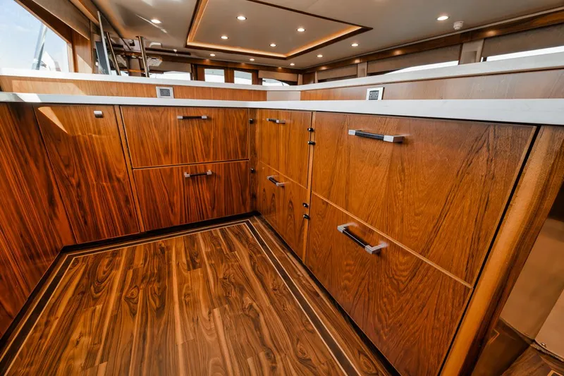 High Cotton Yacht Photos Pics 2015 Viking 92 EB HIGH COTTON- Galley