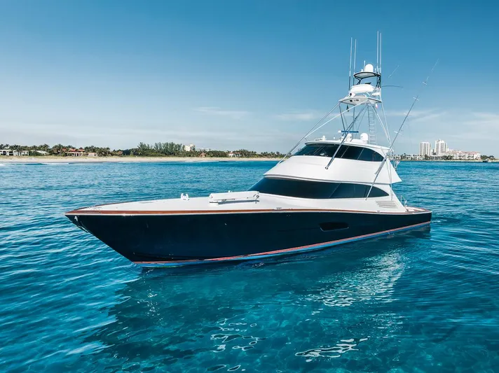 High Cotton Yacht Photos Pics 2015 Viking 92 EB HIGH COTTON- Port Profile