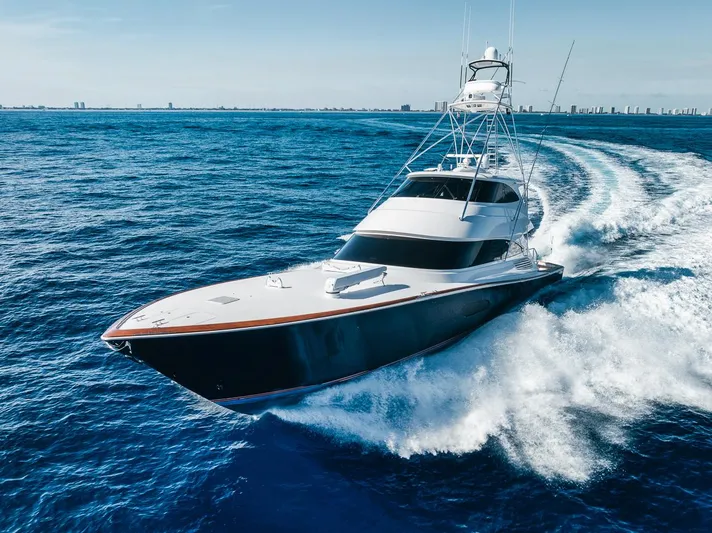 High Cotton Yacht Photos Pics 2015 Viking 92 EB HIGH COTTON- Port Running