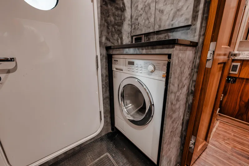 High Cotton Yacht Photos Pics 2015 Viking 92 EB HIGH COTTON- Crew Laundry