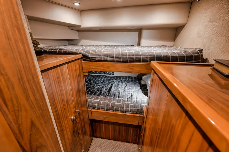 High Cotton Yacht Photos Pics 2015 Viking 92 EB HIGH COTTON- Crew Quarters