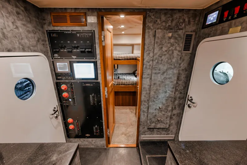 High Cotton Yacht Photos Pics 2015 Viking 92 EB HIGH COTTON- Crew Quarters