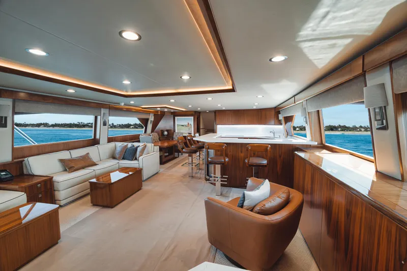 High Cotton Yacht Photos Pics 2015 Viking 92 EB HIGH COTTON- Salon